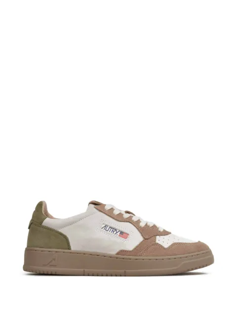 Autry Medalist suede sneakers White AULMTS