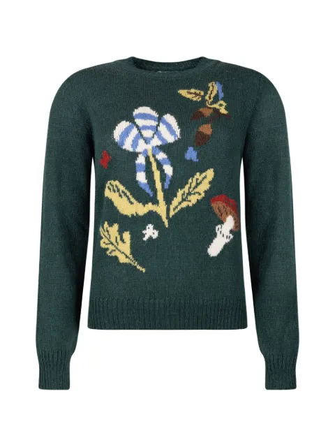 Weekend Max Mara alpaca and wool-blend yarn sweater dark green Green 5366272600