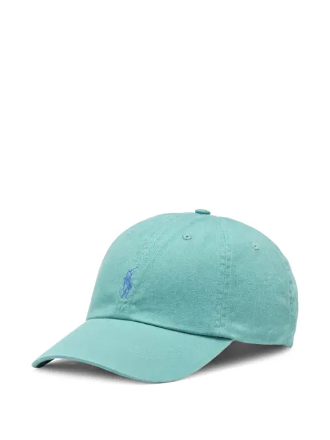 Ralph Lauren Collection logo-embroidered cotton cap Green 710667709142