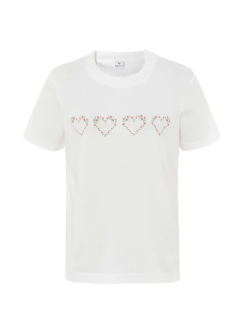 Paul Smith heart-print T-shirt White W2R429VVP5772