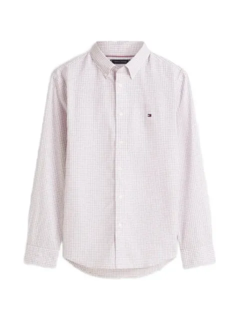 Tommy Hilfiger Tattersall check-pattern shirt White MW0MW41400