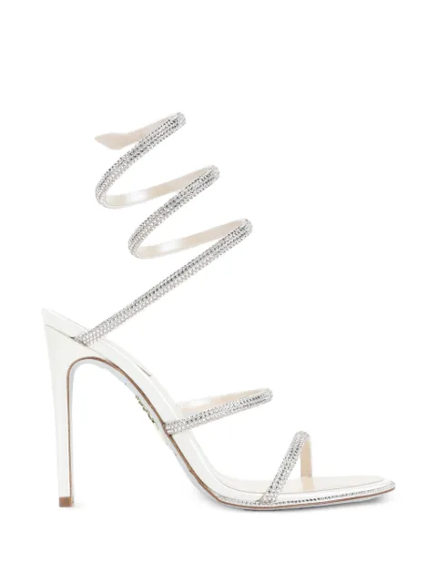 René Caovilla Cleo crystal-embellished sandals Silver C12538105R001
