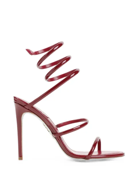René Caovilla Cleo patent-leather sandals Red C12351105V001X118