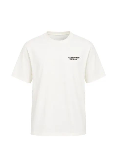 Revolution Now graphic-print crew-neck T-shirt White 1454DIAPRINTEDTSHIRT