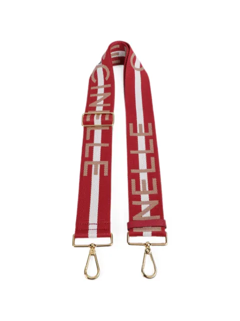 Coccinelle Nastro Signature logo-jacquard bag strap Red E3Q2A68C501