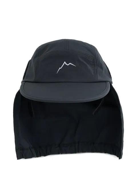 CayL logo-print panelled cap Black SOVICAP