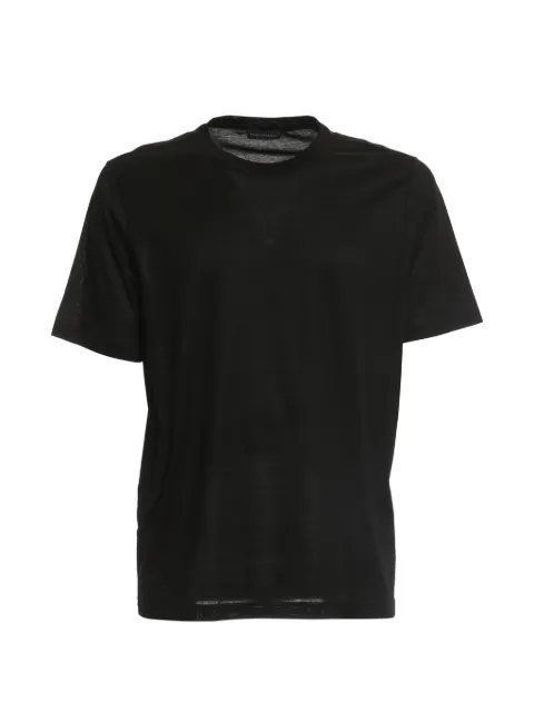 Fileria crew-neck short-sleeve T-shirt Black 6013374002099