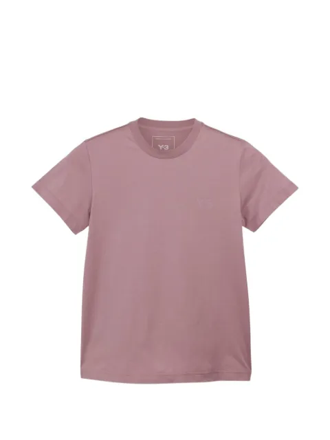 Y-3 logo-print short-sleeve T-shirt Pink JD9822