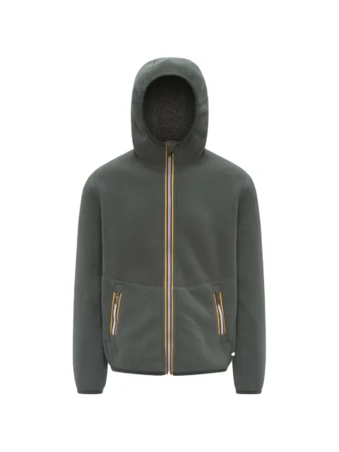 K-Way reversible hooded jacket Grey K3132NWUOMO