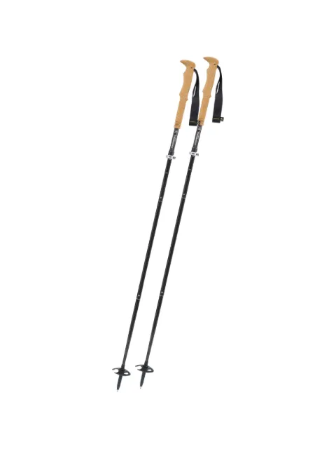 KOMPERDELL FX L Carb Vario Summit cork-grip adjustable trekking poles Black 1942382