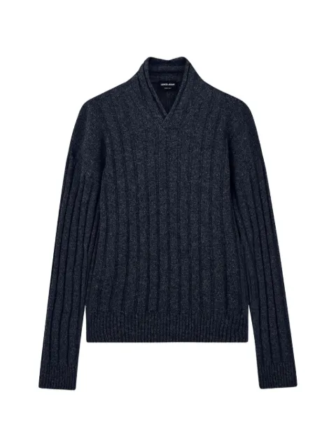 Giorgio Armani regular fit sweater Blue GM004722AF30725