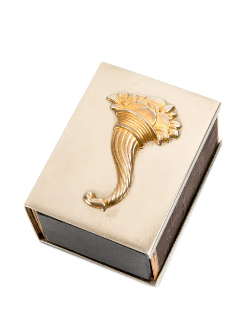 Hermès Pre-Owned 1950s cornucopia-detail matchbox Silver 15016585