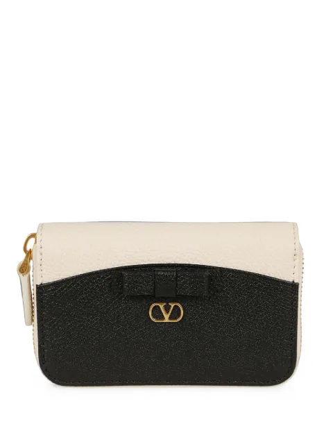 Valentino Garavani VLogo Signature bow-detail wallet Neutrals WP0BB2JVC