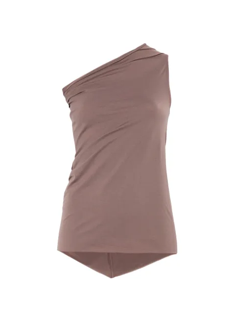 Rick Owens Athena one-shoulder top Neutrals RP02F5138JN