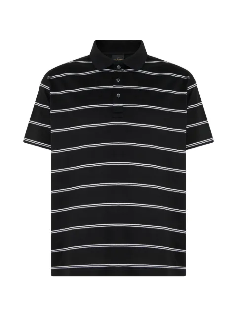 Paul & Shark striped short-sleeve polo shirt Black 25411303