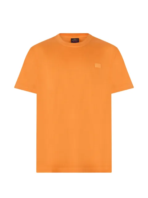 Paul & Shark logo-patch short-sleeve T-shirt Orange 22411011C