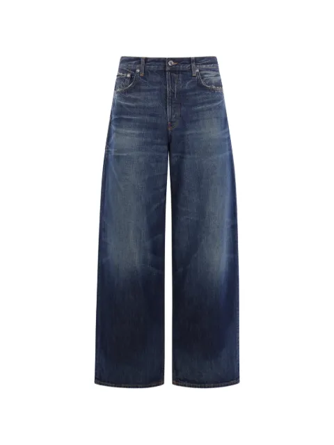 Haikure Bethany frayed-edge oversized jeans Blue HEM03271DF207