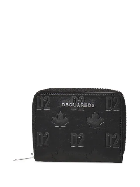 DSQUARED2 embossed leather wallet Black WAM00092124