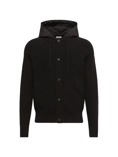 Moncler Edit drawstring hoodie Black L20919B00010M4281