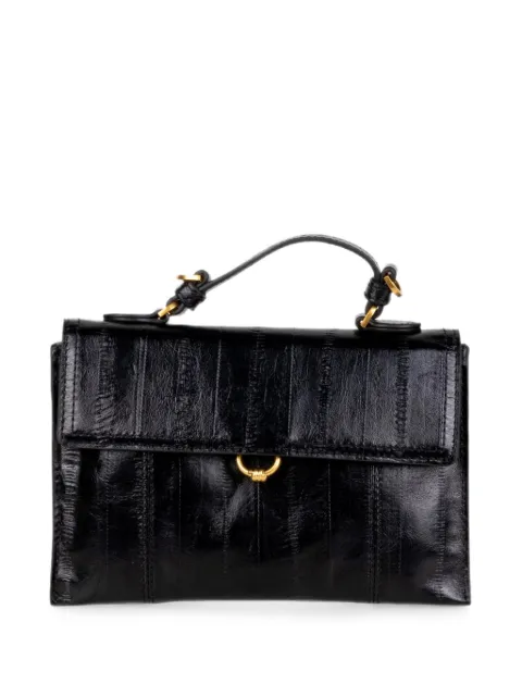 GIANNI CHIARINI panelled leather shoulder bag Black BSW6012EEL001