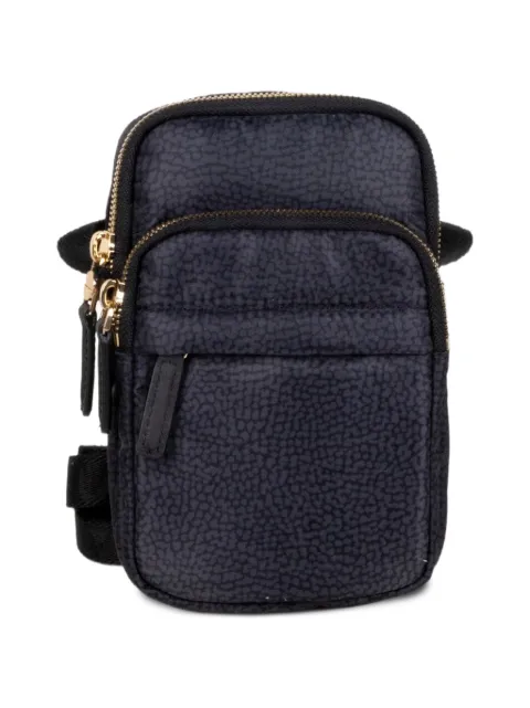 Borbonese Opeth-print zip-around belt bag Blue 91020102X95Y66