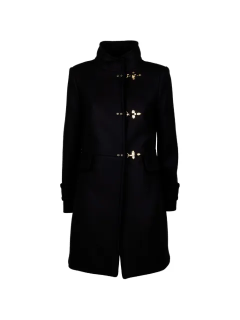 Fay toggle-fastening funnel-neck coat Black NAW50533010YMV
