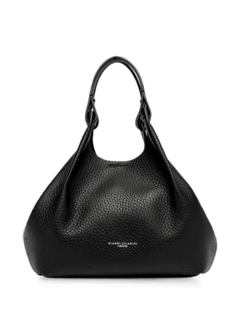 GIANNI CHIARINI Dua bubble leather shoulder bag Black BS9719RNGDBLTU001