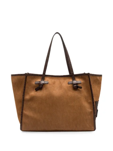 GIANNI CHIARINI Marcella leather tote bag Brown BS12470TMBY099
