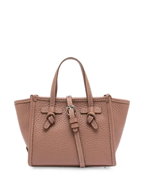 GIANNI CHIARINI Miss Marcella knotted small tote bag Pink BS8065BBLTU14602