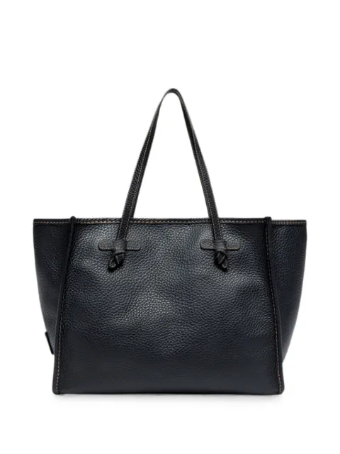 GIANNI CHIARINI Marcella grained-leather tote bag Black BS9330BBLTU14596