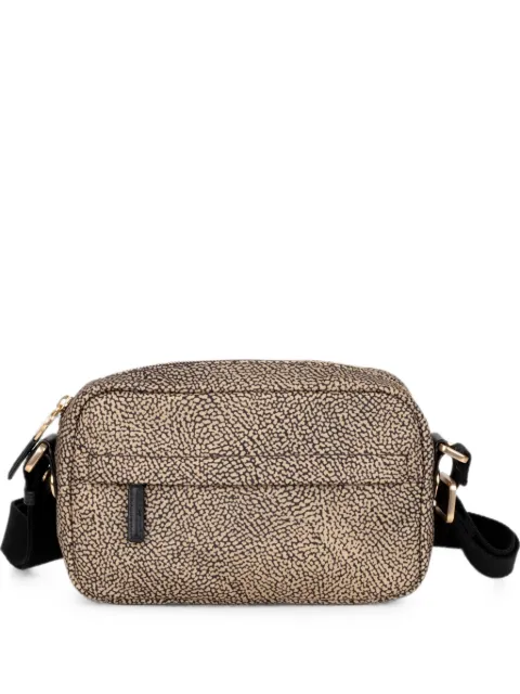 Borbonese OP-print shoulder bag Neutrals 91010343X95X11