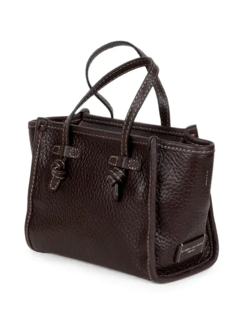 GIANNI CHIARINI Marcella grained leather tote bag Brown BS8065BBLTU14683