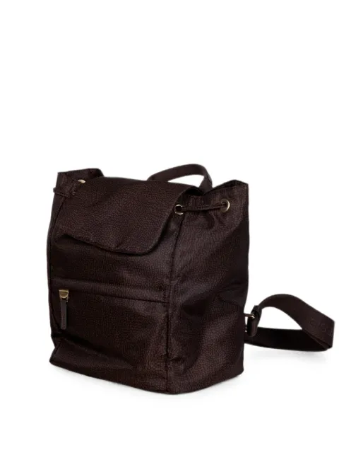 Borbonese optyll print drawstring backpack Brown 91010347X95219