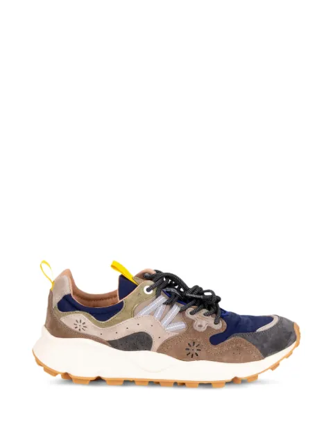 FLOWER MOUNTAIN Yamano 3 panelled sneakers Brown YAMANO3013B06