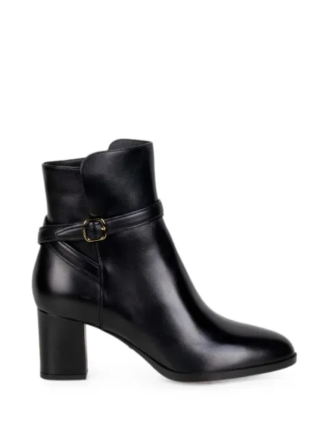 Santoni buckle-strap ankle boots Black WTDH72381NERNDY