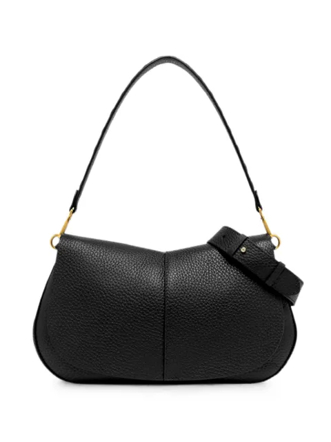 GIANNI CHIARINI Helena grained leather clutch bag Black BS12719RNG001