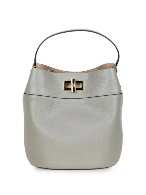Furla twist-lock leather shoulder bag Green WB01953HSF000