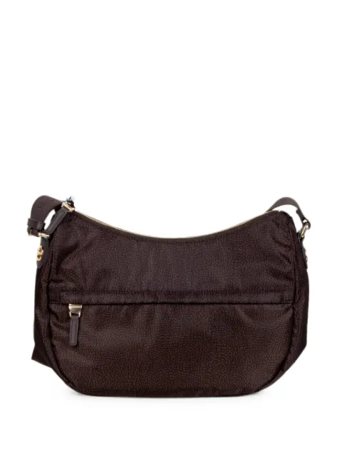 Borbonese eye-of-the-partridge-print shoulder bag Brown 91010340X95