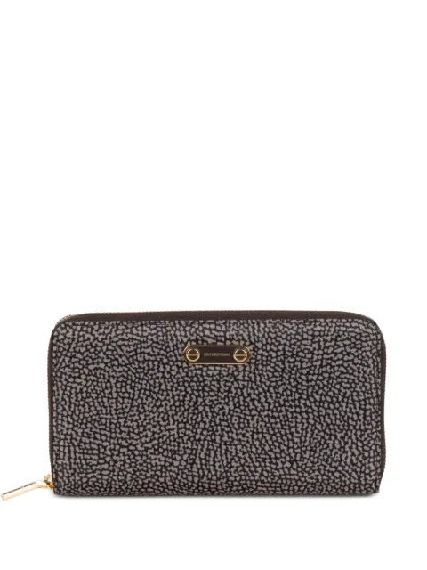 Borbonese O.P. wrap-around zip wallet Grey 91020080X95
