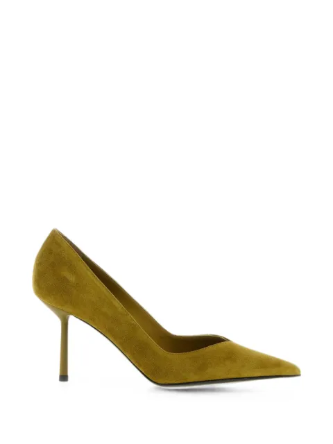 Le Silla Vivienne V-neck pumps Green 4216D080BXPPVEP61A