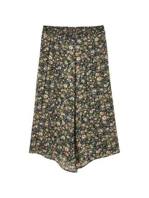 Ba&Sh Clap floral-print pleated midi skirt Green 1H26KLAP