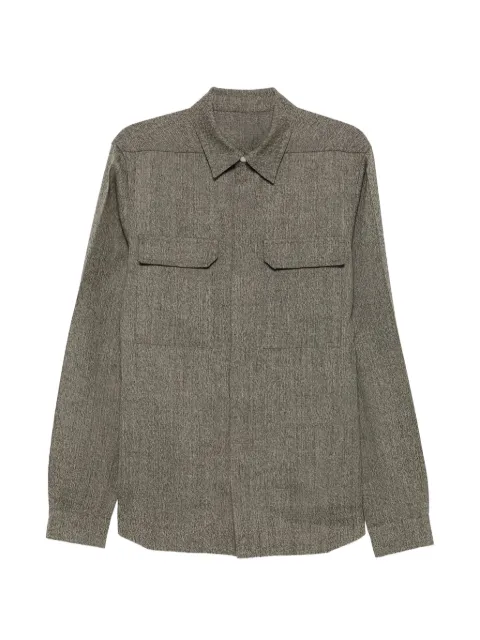 Rick Owens melange outershirt Grey RU02F4236WBI