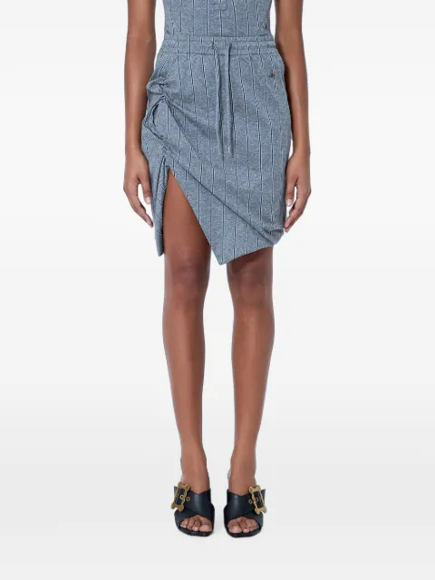 Vivienne Westwood pinstripe-pattern mini skirt Grey 1J01000MJ00BJP001