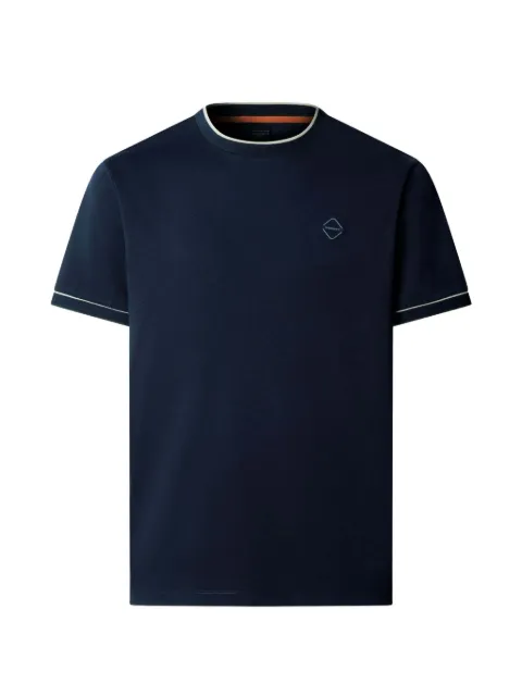 Hackett London logo-patch tipped T-shirt Blue HM5000137