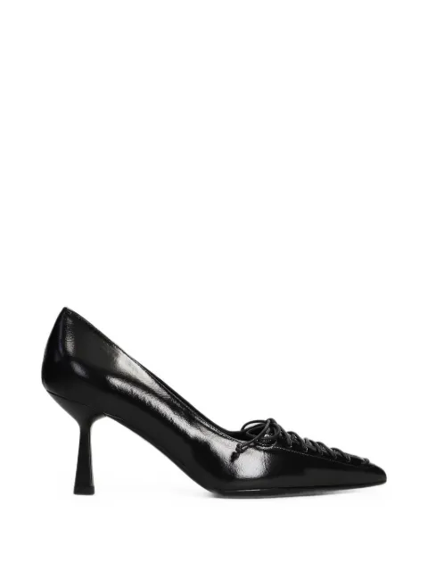 Chantal lace-up pointed-toe pumps Black 3334