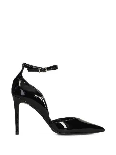 Chantal pointed-toe ankle-strap pumps Black 3316