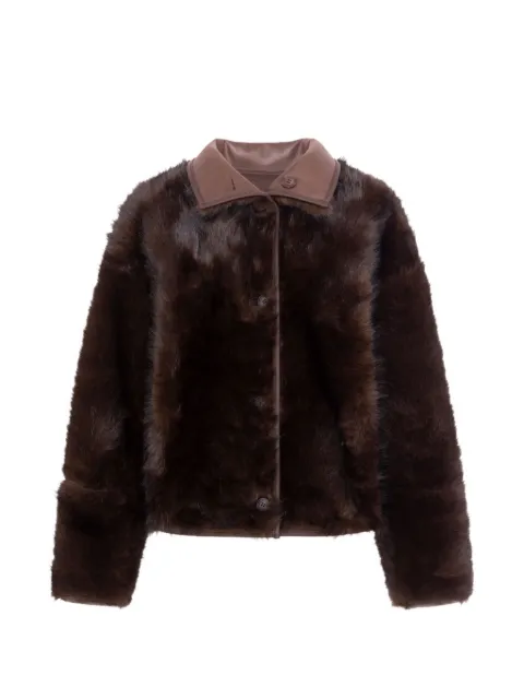 Urbancode reversible faux-fur coat Brown BJ20455