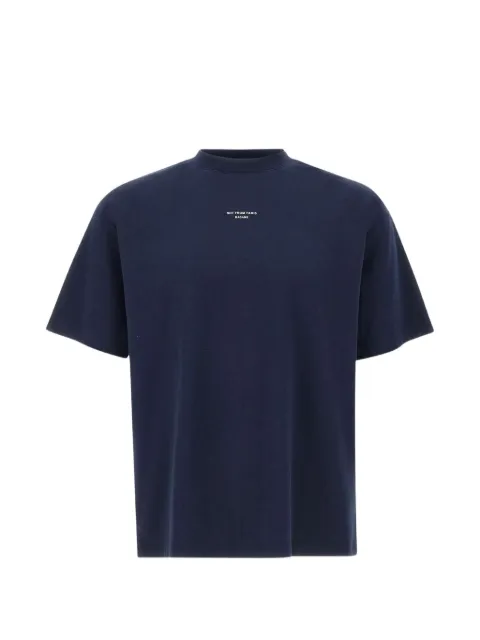 Drôle De Monsieur Slogan Classique T-shirt Blue TS202CO002