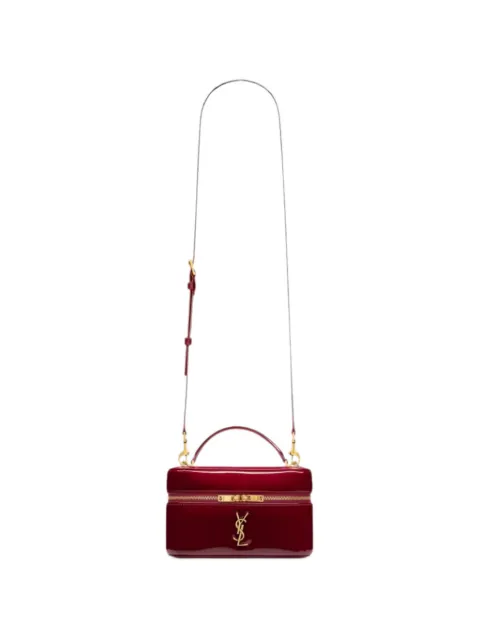 Saint Laurent Gaby vanity in patent leather Red 810932AAEQ1