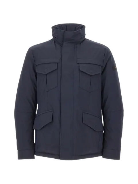Peuterey multi-pocket funnel-neck jacket Blue PEU598201192057